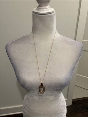 New With Tags Madewell Long Gold Necklace
